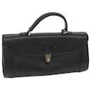 Burberrys bolsa de mão de couro preta autêntica 65918 - Autre Marque