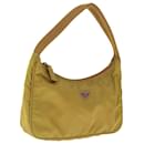 PRADA Hand Bag Nylon Khaki Auth 65751 - Prada