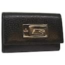 GUCCI Key Case Leather Black Auth bs11936 - Gucci