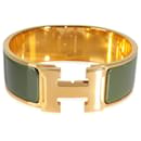 Hermès Clic Clac Bracelet in  Gold Plated