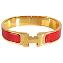 Bracelet Hermès Clic H en Plaqué Or