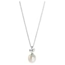 TIFFANY & CO. Paloma Picasso Olive Leaf Pearl Pendant in  Sterling Silver - Tiffany & Co