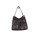 Leather shoulder bag - Lancel