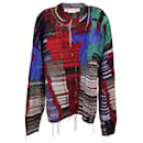 Off-White Arrow Tab Chaos Sweater in Multicolor Wool - Off White