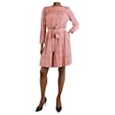 Pink printed dress - size UK 6 - Marc Jacobs