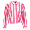 Womens Cropped Stripe Shirt - Tommy Hilfiger