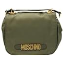 Dark Green Nylon Shoulder Bag - Moschino