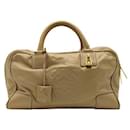 Metallic Gold Amazona 35 handbag - Loewe