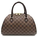 Louis Vuitton Damier Ebene Rivera MM Canvas Handbag N41434 in Excellent condition