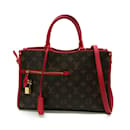 Louis Vuitton Monogram Popincourt PM Canvas Handbag M43433 in Good condition