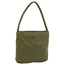 PRADA Hand Bag Nylon Khaki Auth 66141 - Prada
