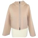 Fendi Beige Reversible FF Motif Hooded Jacket