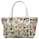 Beige Burberry Hearts House Check Gracie Tote Bag