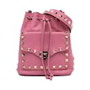Pink Valentino Rockstud Bucket Bag