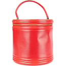 Louis Vuitton Red Epi Leather Cannes Vanity Handbag