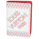 Louis Vuitton Organizador de bolso em spray Damier de couro vermelho branco azul