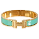 Bracelet Hermès Clic H en Plaqué Or