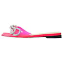 Neon pink double-bow sandals - size EU 37 - Mach & Mach