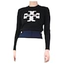 Pull logo en cachemire noir - taille XS - Tory Burch