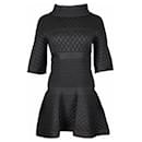 Black Quilted Shimmering Dress - Chanel
