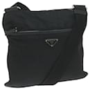 PRADA Shoulder Bag Nylon Black Auth 66044 - Prada