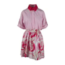 Rubino Gaeta Peony Print Shirt Dress - Autre Marque