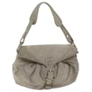 LOEWE Shoulder Bag Suede Gray Auth bs11863 - Loewe