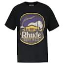 Camiseta Saint Malo - Rhude - Algodón - Negro - Autre Marque
