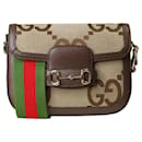 Brown Monogram Horsebit 1955 Mini bag - Gucci