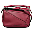 Bolso satchel mini rompecabezas rojo Loewe
