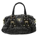 Black Classic Nappa Leather Handbag - Prada