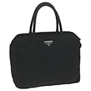 PRADA Hand Bag Nylon Black Auth 65982 - Prada