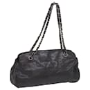 CHANEL Chain Shoulder Bag Caviar Skin Black CC Auth 65255A - Chanel