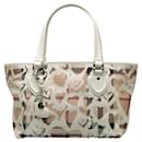 Burberry Brown Hearts House Check Gracie Tote Bag