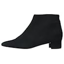 Black suede ankle boots - size EU 37.5 - Manolo Blahnik
