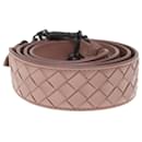 BOTTEGA VENETA INTRECCIATO Shoulder Strap Leather 44.5"" Pink Auth am5637 - Autre Marque