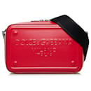 Dolce&Gabbana Bolso bandolera rojo con logo en relieve - Dolce & Gabbana