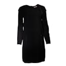 Cacharel, Black dress with zippers