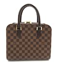 Bolso de mano Louis Vuitton Damier Ebene Triana en lona N51155 en excelente estado