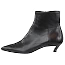 Black pointed toe kitten heel boots - size EU 38 - Balenciaga