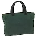 PRADA Hand Bag Nylon Green Auth 65933 - Prada