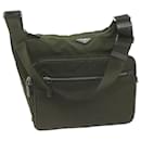 PRADA Shoulder Bag Nylon Khaki Auth 65932 - Prada