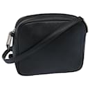 Salvatore Ferragamo Shoulder Bag Leather Black Auth bs11835