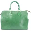 Louis Vuitton Speedy aus grünem Epi-Leder 25 Handtasche
