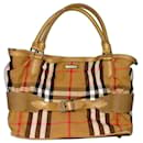 Aurelia House Check Canvas & Leather Trim Convertible "Sheldon tote" Bag - Burberry