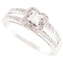 BAGUE MAUBOUSSIN SOLITAIRE CHANCE OF LOVE N1 T53 OR BLANC 18K DIAMANT RING - Mauboussin