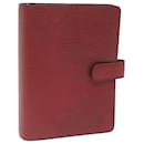 LOUIS VUITTON Epi Agenda MM Tagesplaner Cover Rot R.20047 LV Auth bs11828 - Louis Vuitton