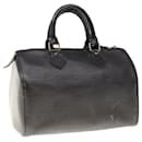 Louis Vuitton Epi Speedy 25 Hand Bag Noir Black M43012 LV Auth 66118