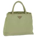 PRADA Hand Bag Nylon Khaki Auth 65996 - Prada