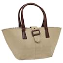 BURBERRY Tote Bag Canvas Beige Auth bs11831 - Burberry